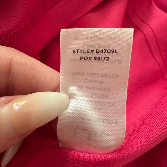 Lulu's Flaunt Your Figure dark pink sleeveless cut-out mini dress size M - Picture 9 of 12